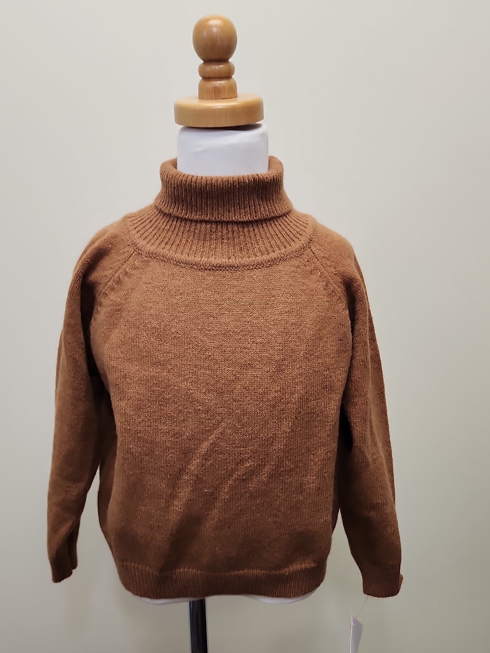 SHEIN Kids Brown Turtleneck Sweater Size 4/5
